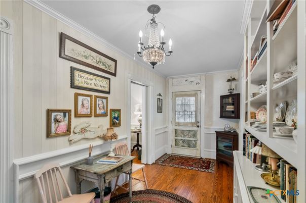 Chandelier, Interior, Wood Texture Flooring