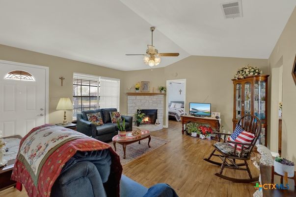 Fireplace, Interior, Living room, Wood Texture Flooring