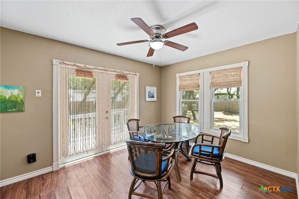 Dining room, Interior, Wood Texture Flooring