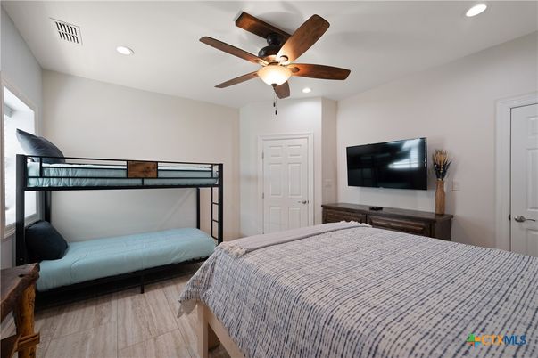 Bedroom, Interior, Recessed Lighting