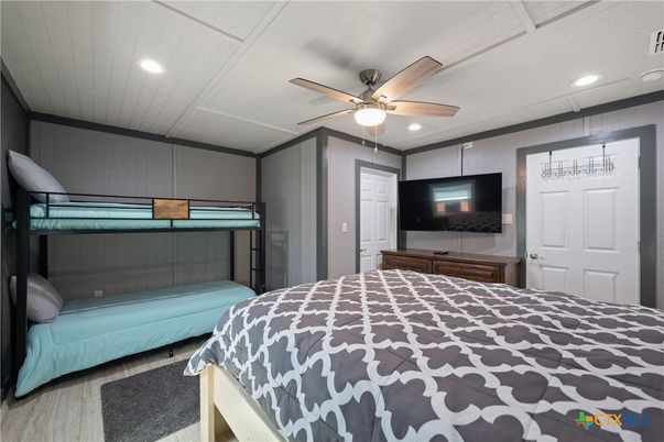 Bedroom, Interior, Recessed Lighting