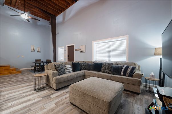 Dining room, Interior, Living room, Wooden Beams, Wooden Ceilings, Wood Texture Flooring