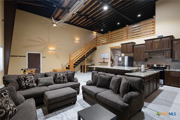 Interior, Kitchen, Living room, Recessed Lighting