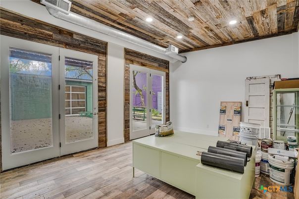 Interior, Recessed Lighting, Wooden Ceilings, Wood Texture Flooring