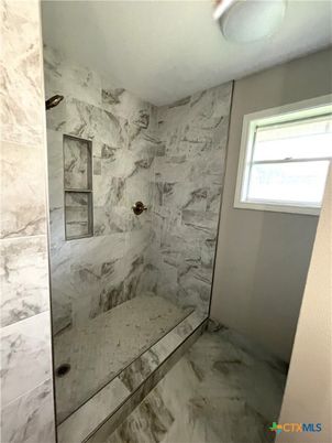 Bathroom, Glass Shower, Interior, Marble, Marble Walls