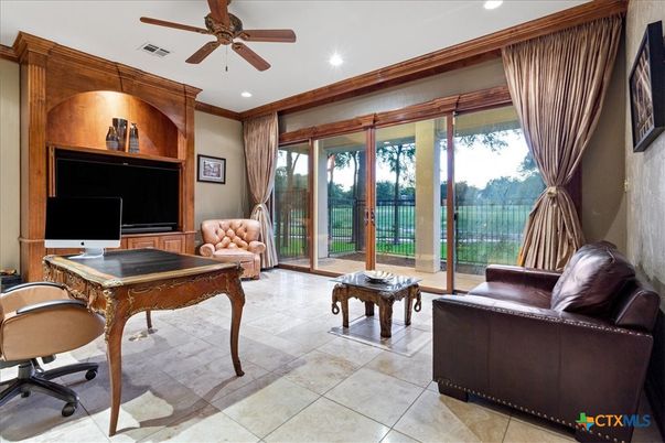 Home Office, Interior, Recessed Lighting