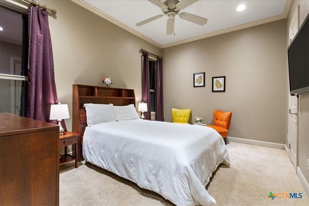 Bedroom, Interior, Recessed Lighting