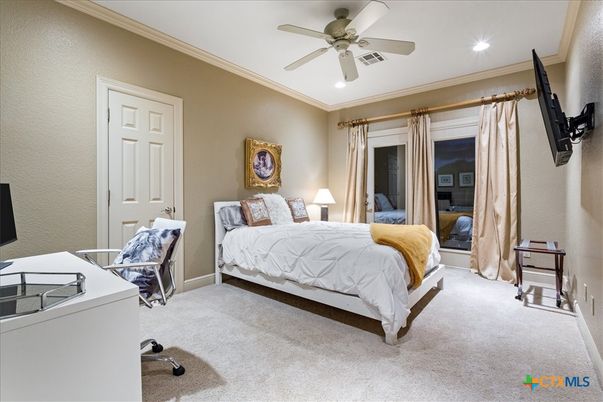 Bedroom, Home Office, Interior, Recessed Lighting