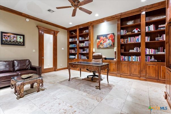Home Office, Interior, Recessed Lighting