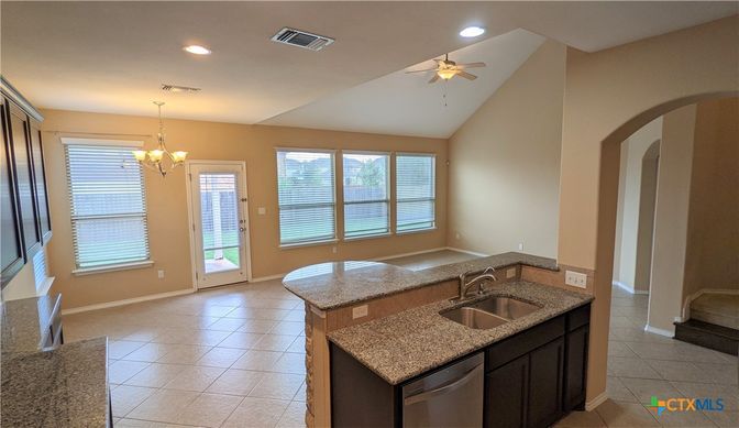 Chandelier, Interior, Kitchen, Recessed Lighting