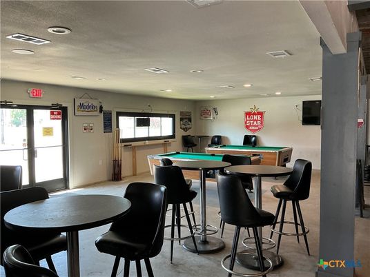 Billiard Table, Game Room, Interior, Recessed Lighting