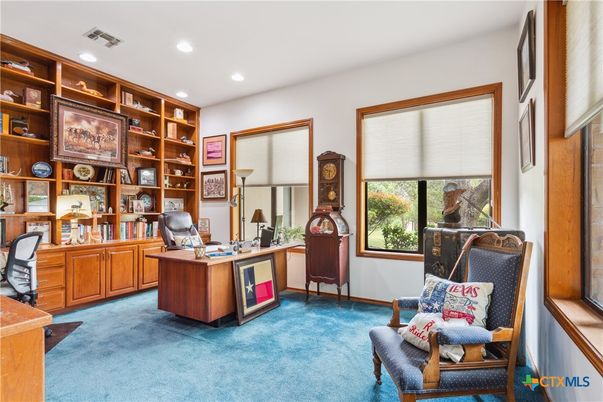 Home Office, Interior, Recessed Lighting