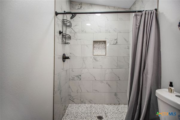 Bathroom, Glass Shower, Interior, Marble Walls