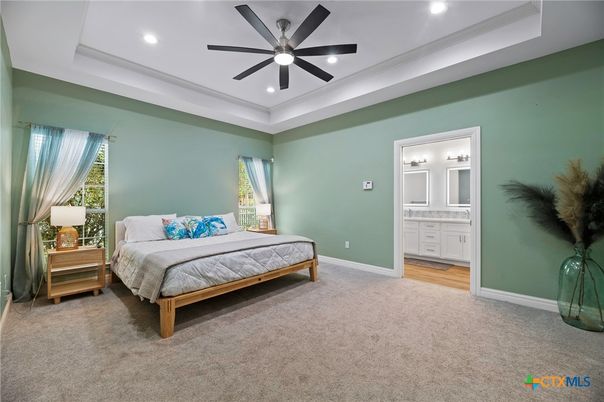 Bedroom, Interior, Recessed Lighting