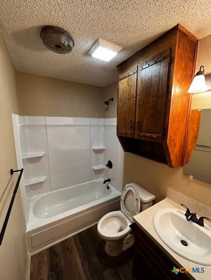 Bathroom, Dual Sink Vanities, Interior, Wood Texture Flooring