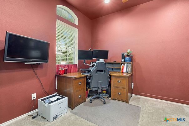 Home Office, Interior, Recessed Lighting