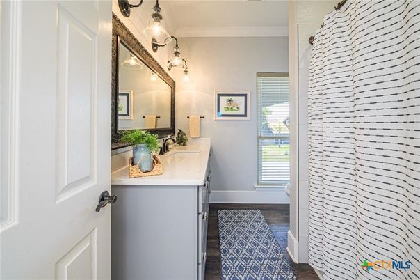 Bathroom, Interior, Wood Texture Flooring