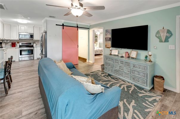 Bedroom, Interior, Kitchen, Stainless Steel Appliances, Wood Texture Flooring