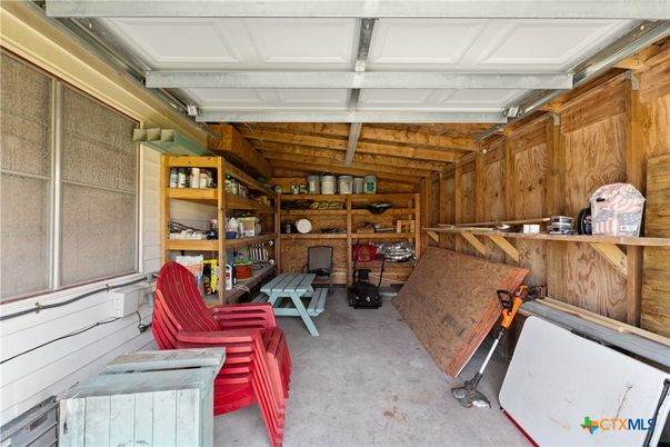 Garage, Interior, Wooden Walls