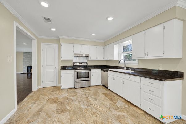 Interior, Kitchen, Recessed Lighting, Stainless Steel Appliances