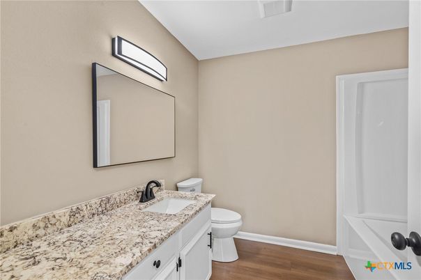 Bathroom, Interior, Wood Texture Flooring