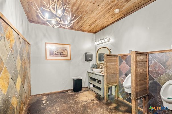 Bathroom, Interior, Wooden Ceilings