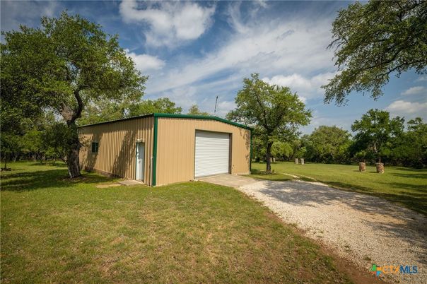 Backyard, Detached Garage, Exterior