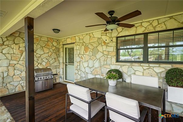 Dining room, Interior, Stone Walls, Wood Texture Flooring
