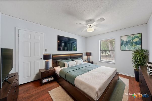 Bedroom, Interior, Wood Texture Flooring