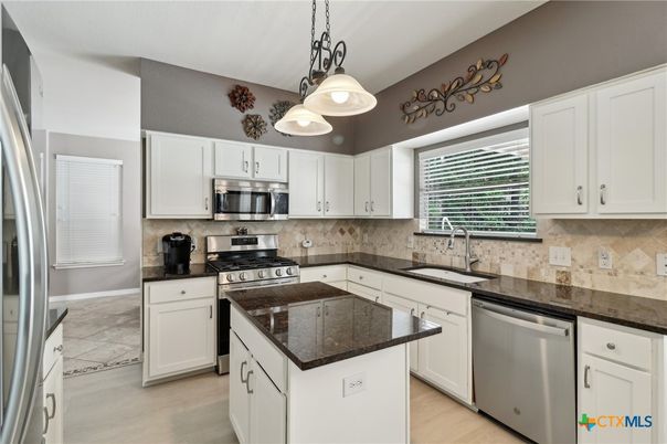 Interior, Kitchen, Pendant Lights, Stainless Steel Appliances
