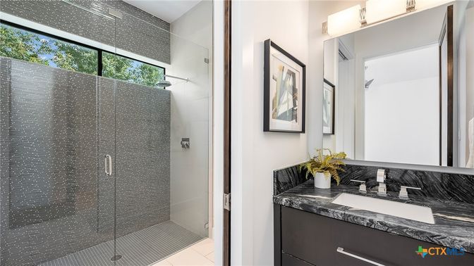 Bathroom, Glass Shower, Interior