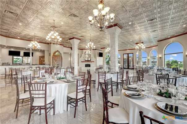 Chandelier, Dining room, Fireplace, Interior, Recessed Lighting
