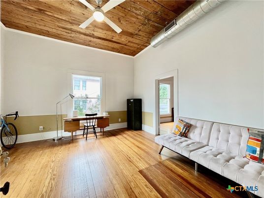 Home Office, Interior, Wooden Ceilings, Wood Texture Flooring