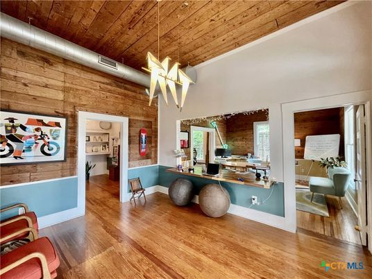 Home Office, Interior, Wooden Ceilings, Wood Texture Flooring, Wooden Walls