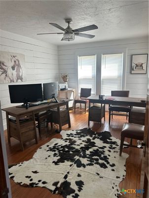 Home Office, Interior, Wood Texture Flooring