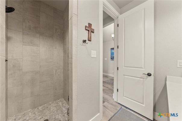 Bathroom, Interior, Wood Texture Flooring