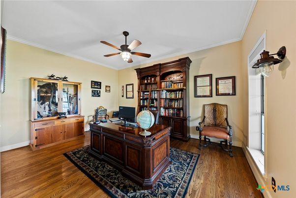 Home Office, Interior, Wood Texture Flooring