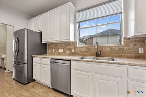 Interior, Kitchen, Wood Texture Flooring