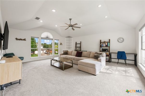 Interior, Living room, Recessed Lighting