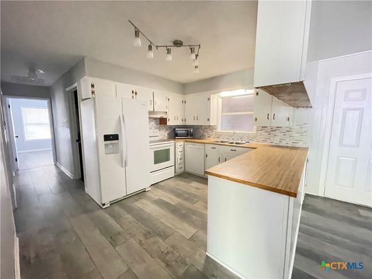 Interior, Kitchen, Wood Texture Flooring