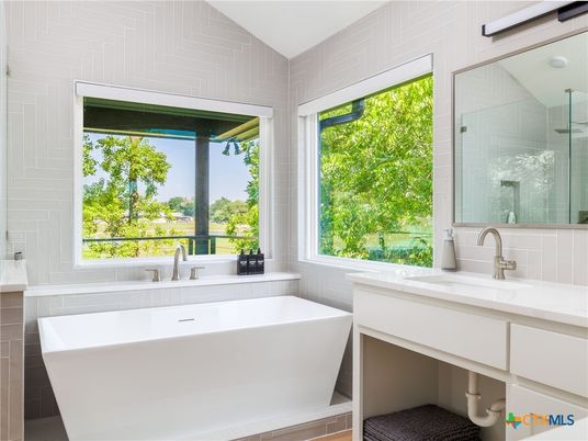 Bathroom, Free Standing Baths, Glass Shower, Interior