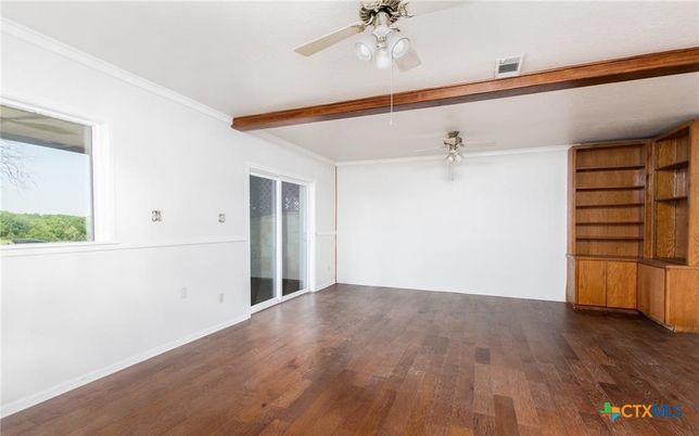 Empty room, Interior, Wooden Beams, Wood Texture Flooring