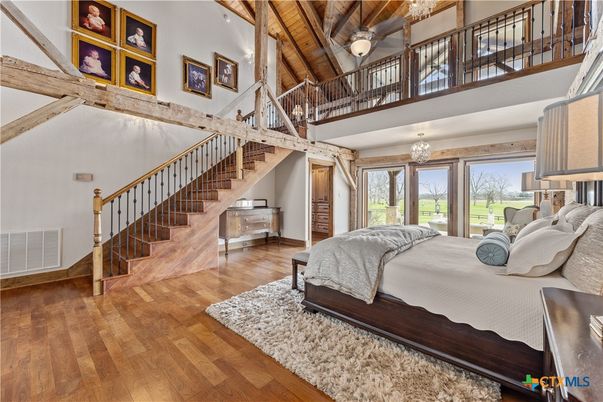 Bedroom, Interior, Wooden Beams, Wooden Ceilings, Wood Texture Flooring