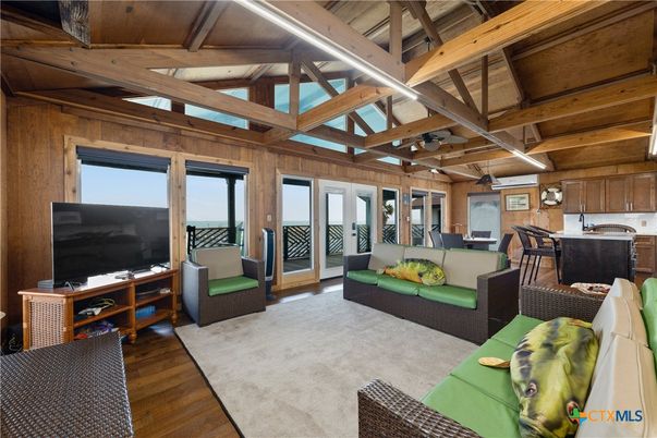 Dining room, Interior, Kitchen, Living room, Wooden Beams, Wooden Ceilings, Wood Texture Flooring, Wooden Walls
