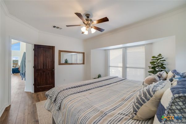 Bedroom, Interior, Wood Texture Flooring