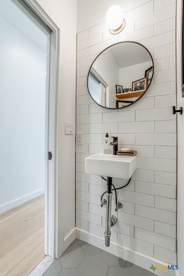 Bathroom, Interior, Wood Texture Flooring