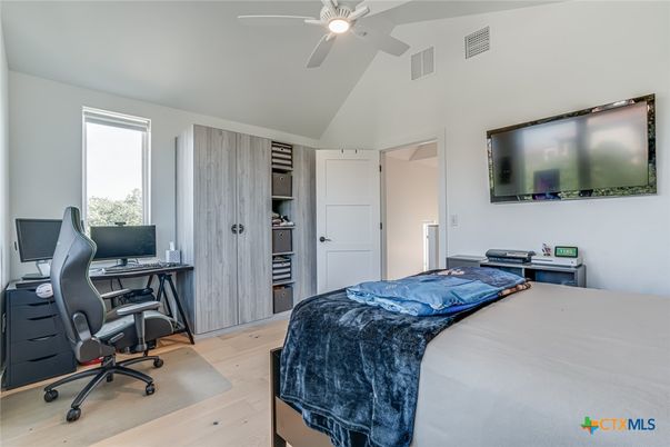 Bedroom, Home Office, Interior, Wood Texture Flooring