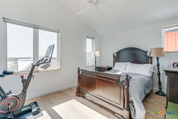 Bedroom, Fitness Equipment, Interior, Wood Texture Flooring