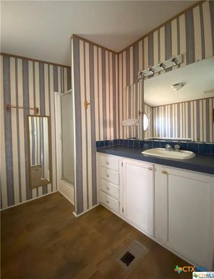 Bathroom, Interior, Wood Texture Flooring