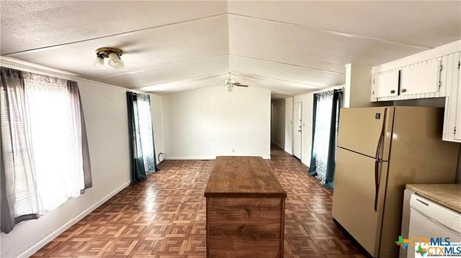 Interior, Kitchen, Wood Texture Flooring